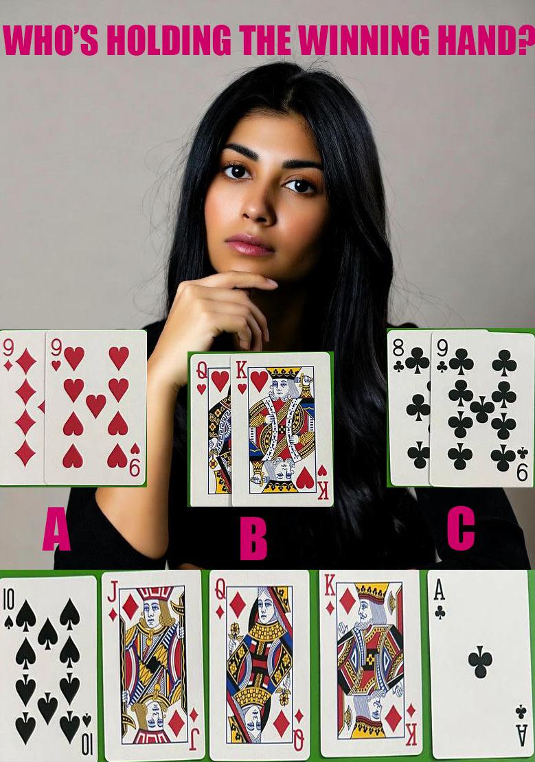 Poker Like - 🌀 The Layout : 10♠ – J♦ – Q♦ – K♦ – A♣ 🟥 HAND... | Facebook