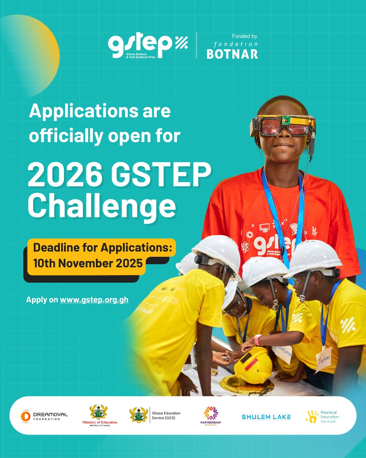 Joy - Applications for the 2026 GSTEP Challenge are open to Junior High ...