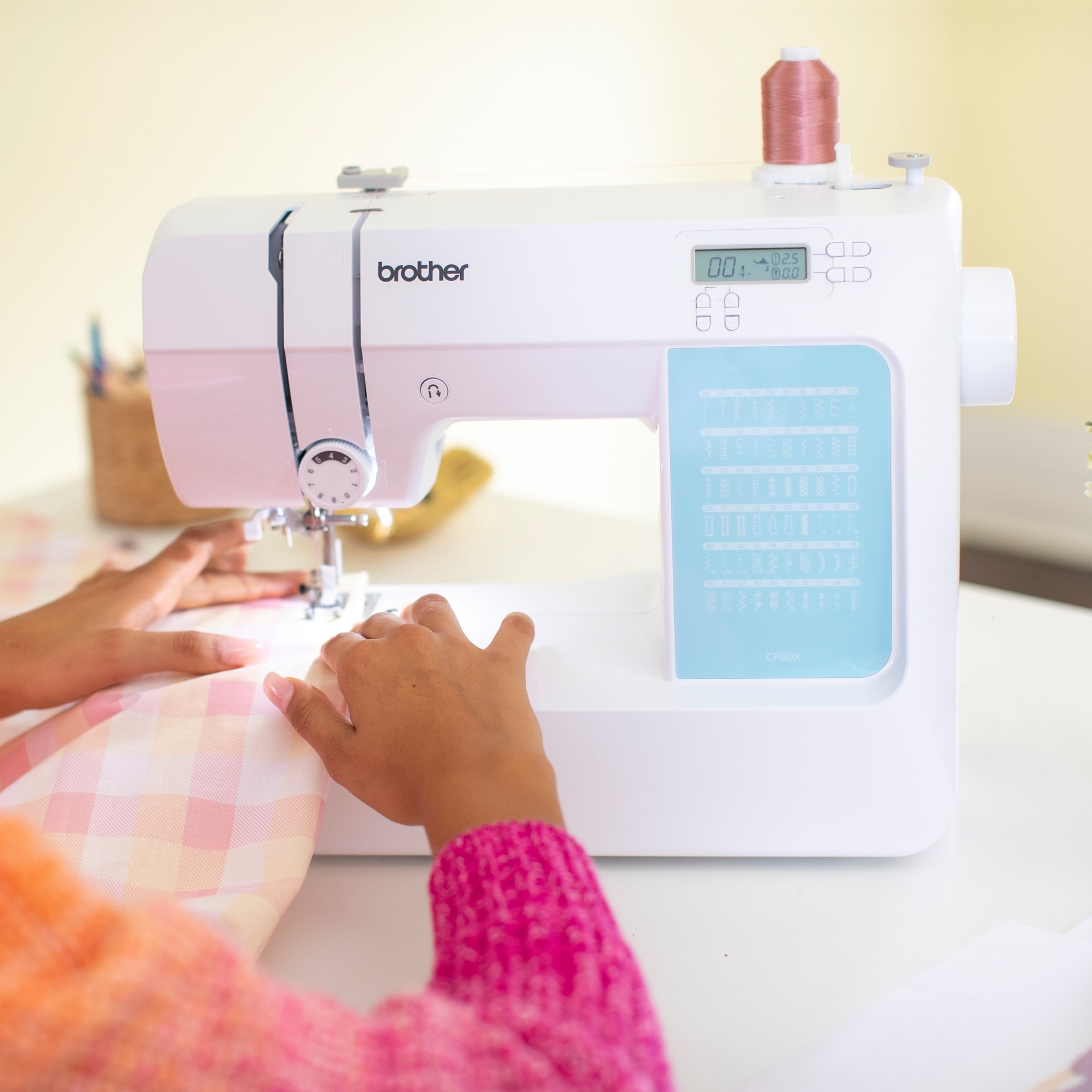 Brother - Achieve outstanding finishing touches on challenging fabrics