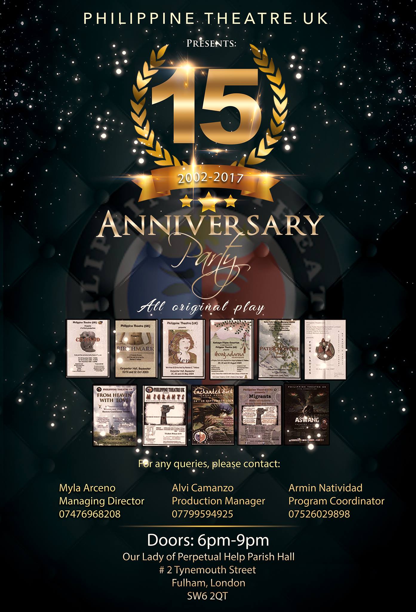 Philippine - Hurray! Yes, Philippine Theatre UK is celebrating its 15th ...
