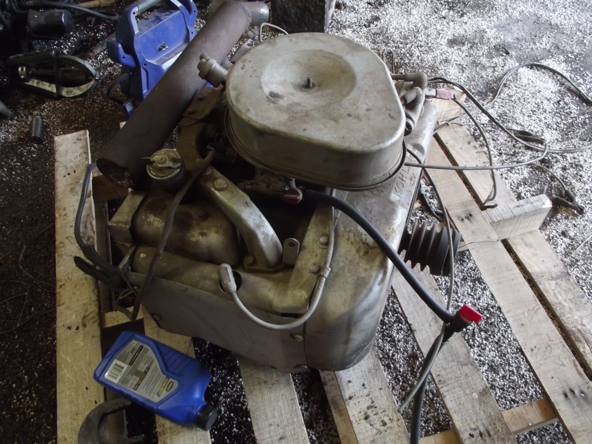 kohler k532 horizontal shaft engine runs nice - Car Engines & Engine ...