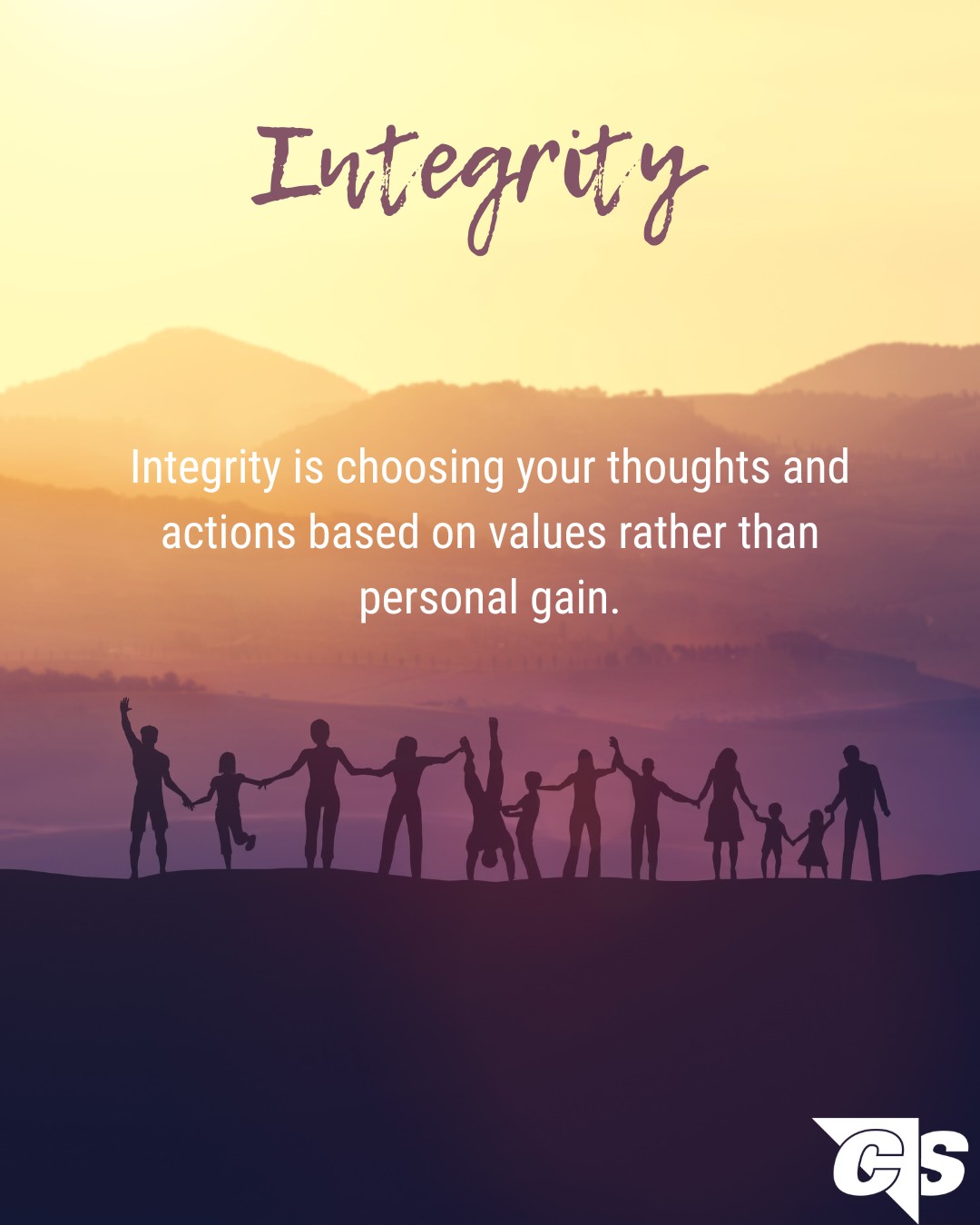 CornerStone - True success is built on integrity — doing what’s right ...