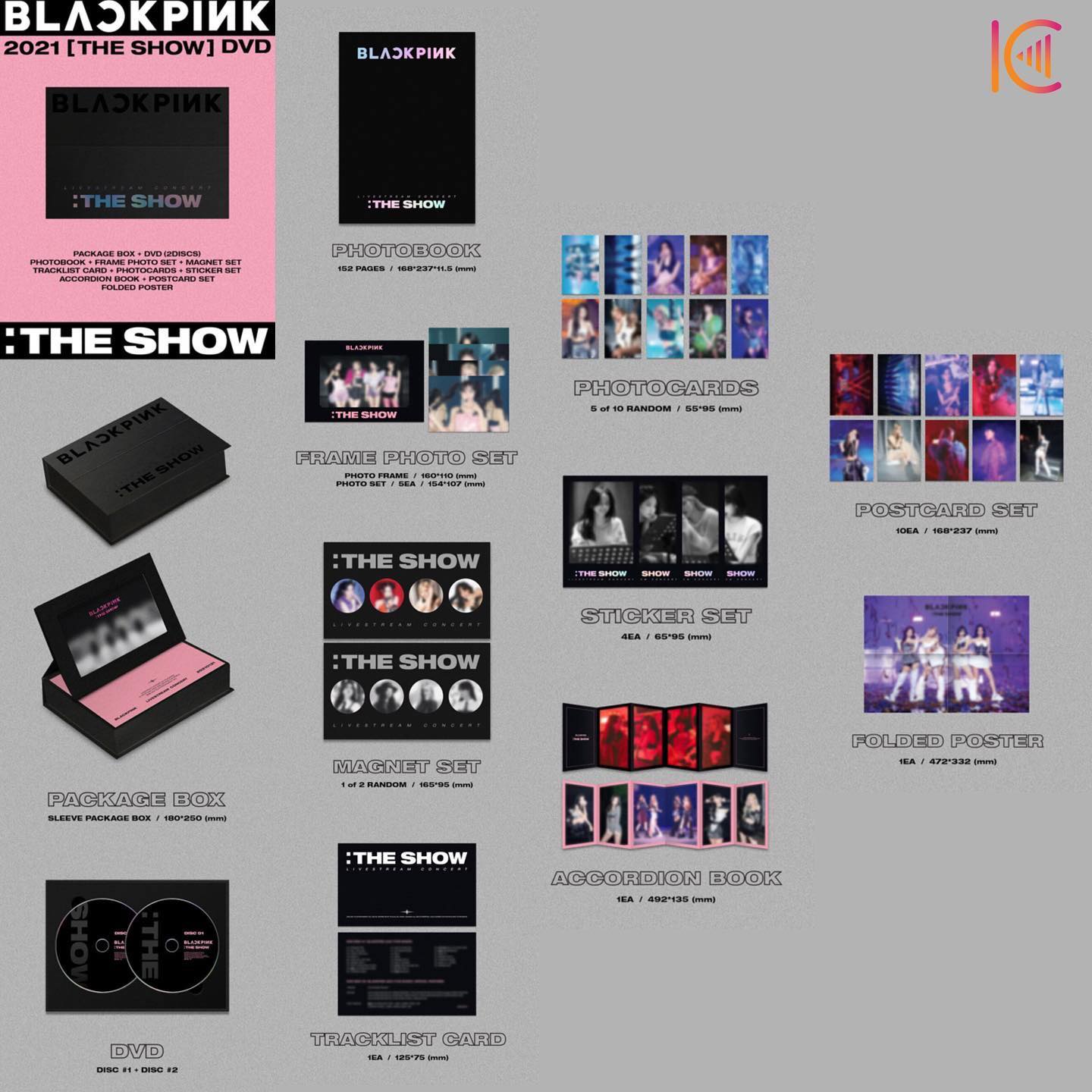 BLACKPINK 2021 (The Show) DVD Price: $53 + YG Benefit Release: 18 