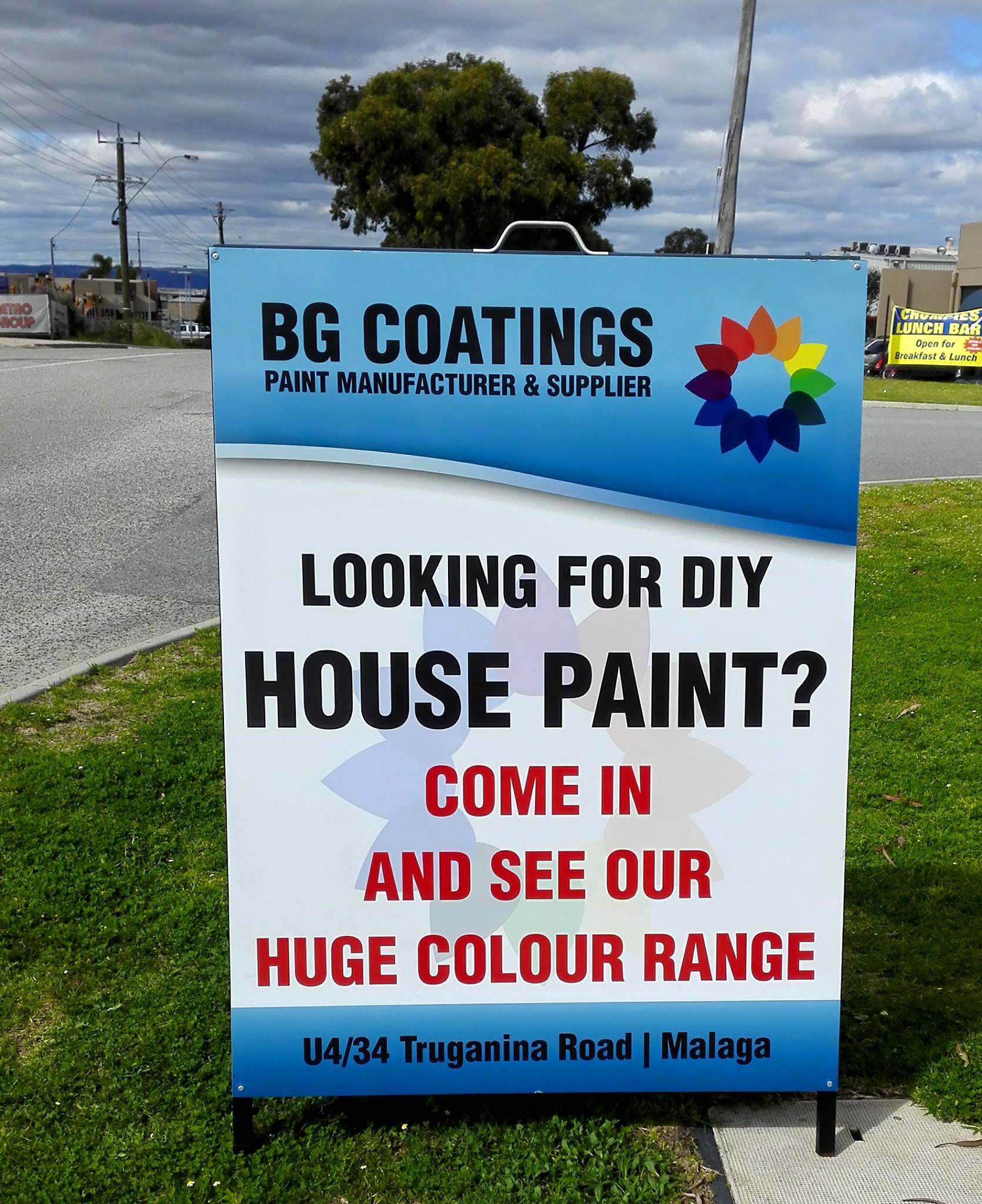 BG Coatings - New street signs are up at BG Coatings.