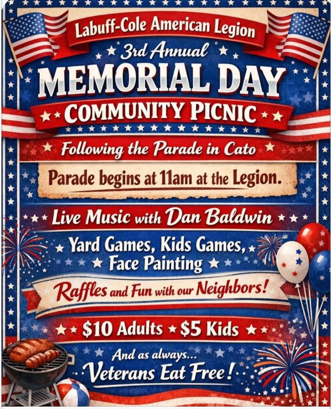 LaBuff Cole American Legion Post #911 | Cato NY