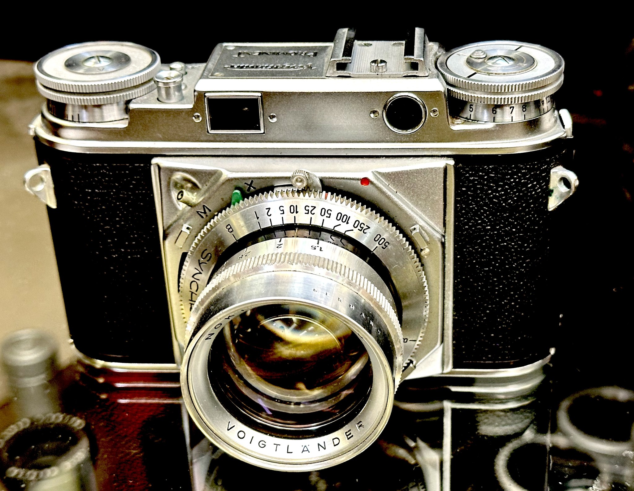 Voigtlander Prominent II rangefinder camera with Ultron 50mm lens
