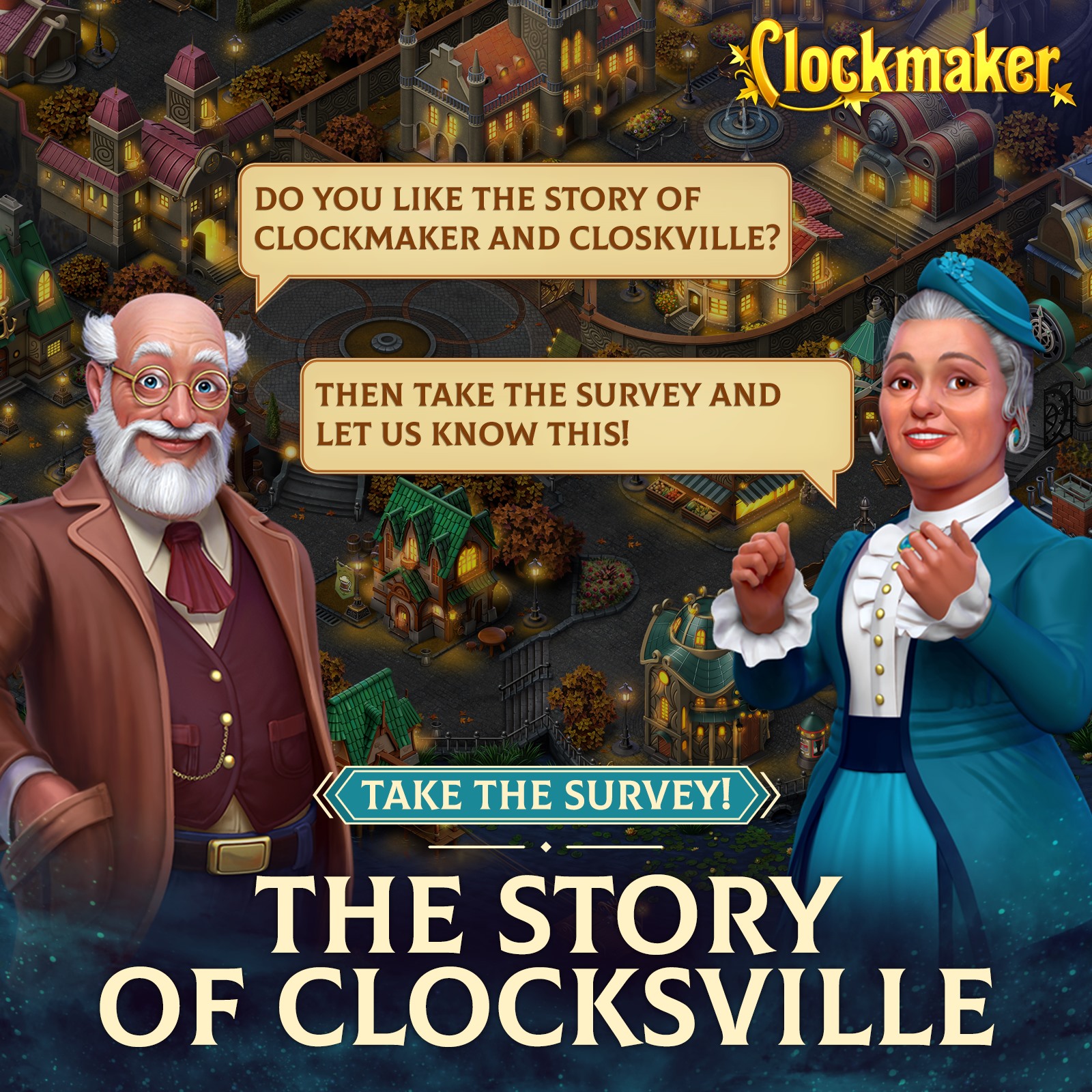 Clockmaker - It's a survey time! 📣 Follow the link below 👇 and let us ...