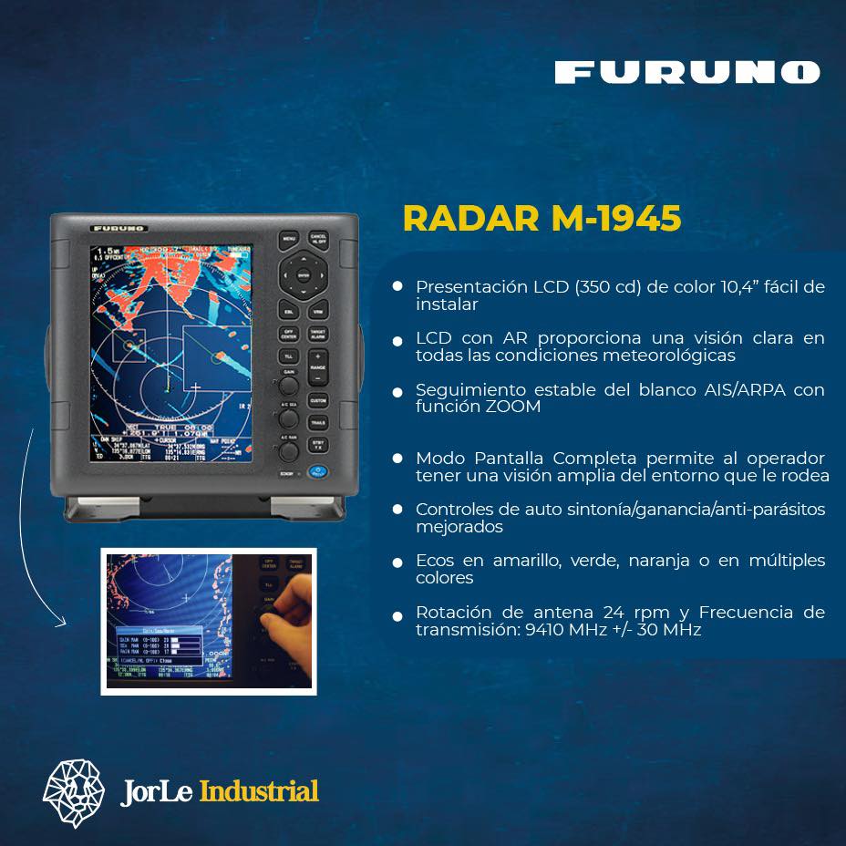 Jorle Industrial - Conoce las características del RADAR M -1945 ...
