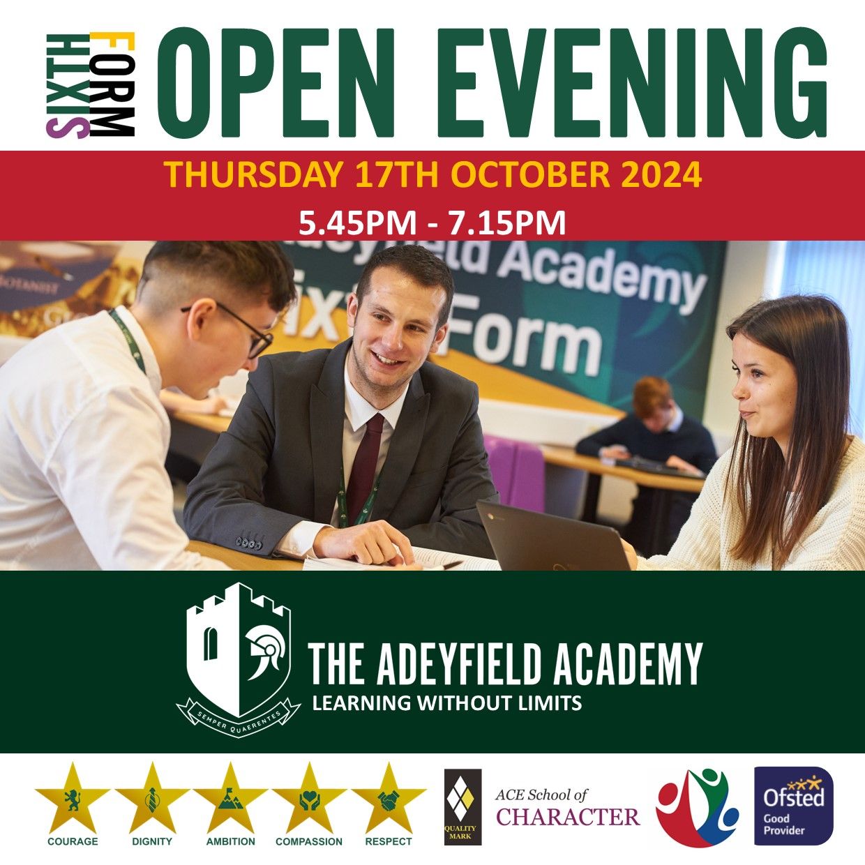 Our Sixth Form Open Evening for... - The Adeyfield Academy