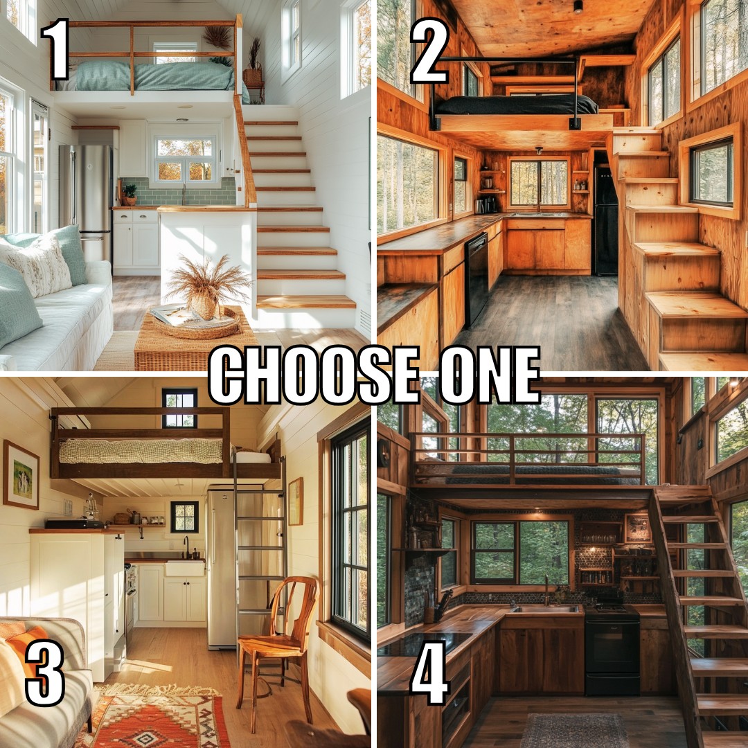 Tiny - 🌞 CHOOSE ONE! Each of these tiny home interiors tells a story ...