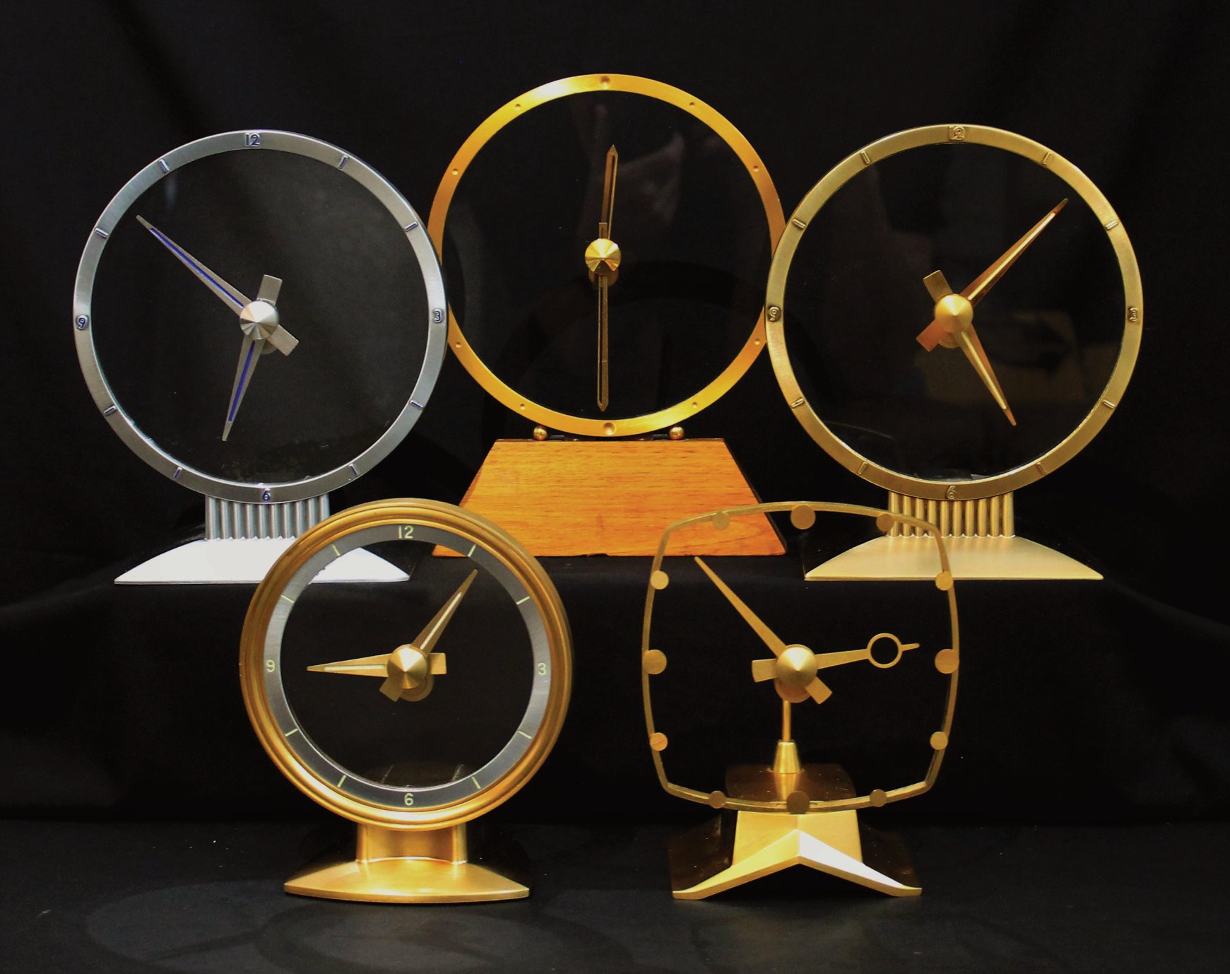 Jefferson Golden Mystery Clocks