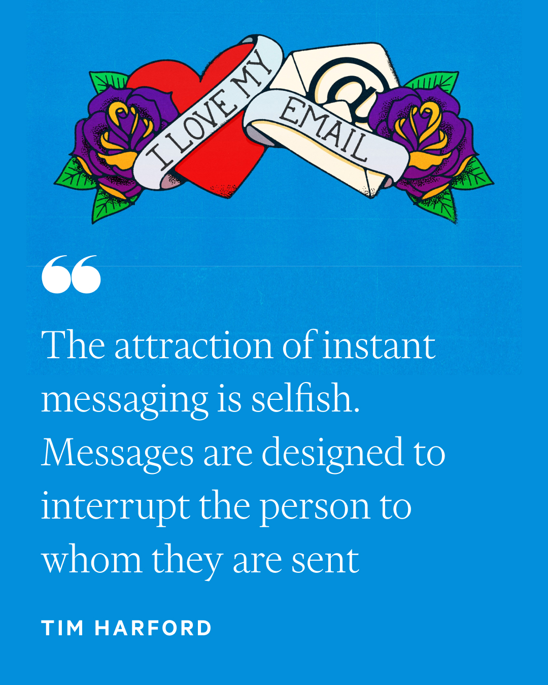 Financial - 'If your message demands immediate attention, fine. That is ...