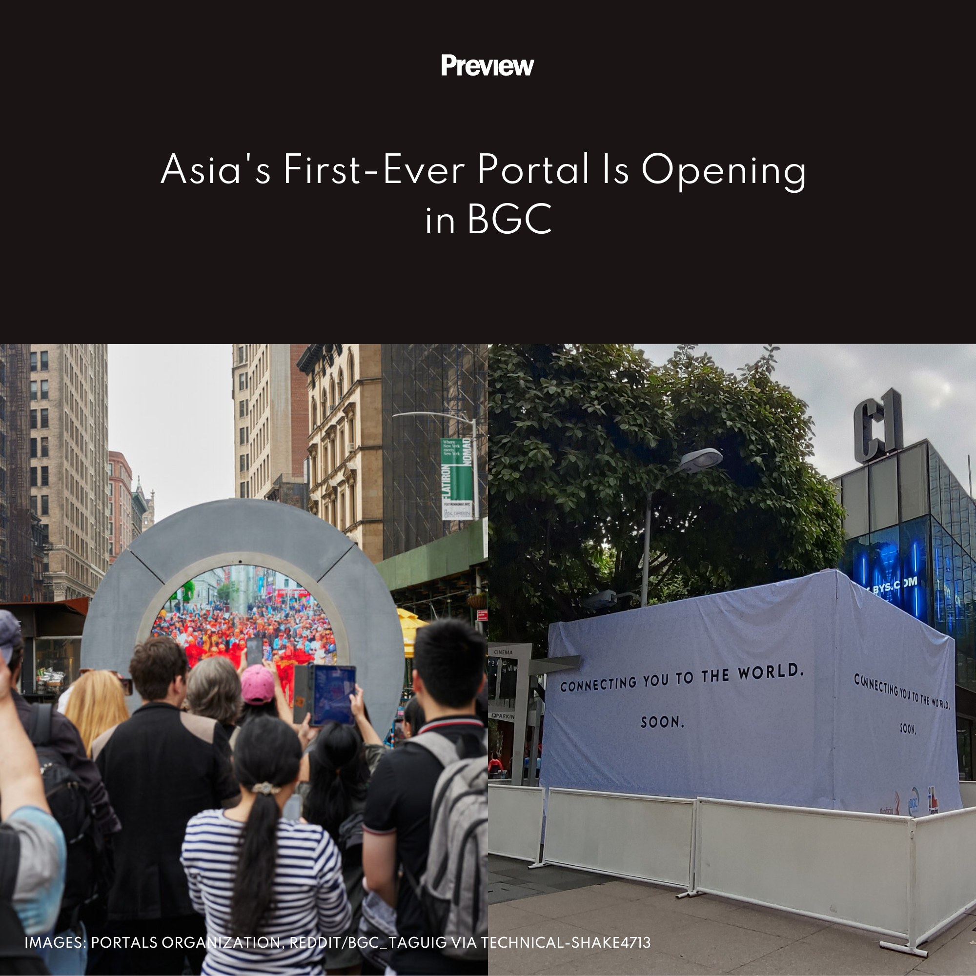 Preview.ph - You might remember the New York–Dublin Portal that went ...