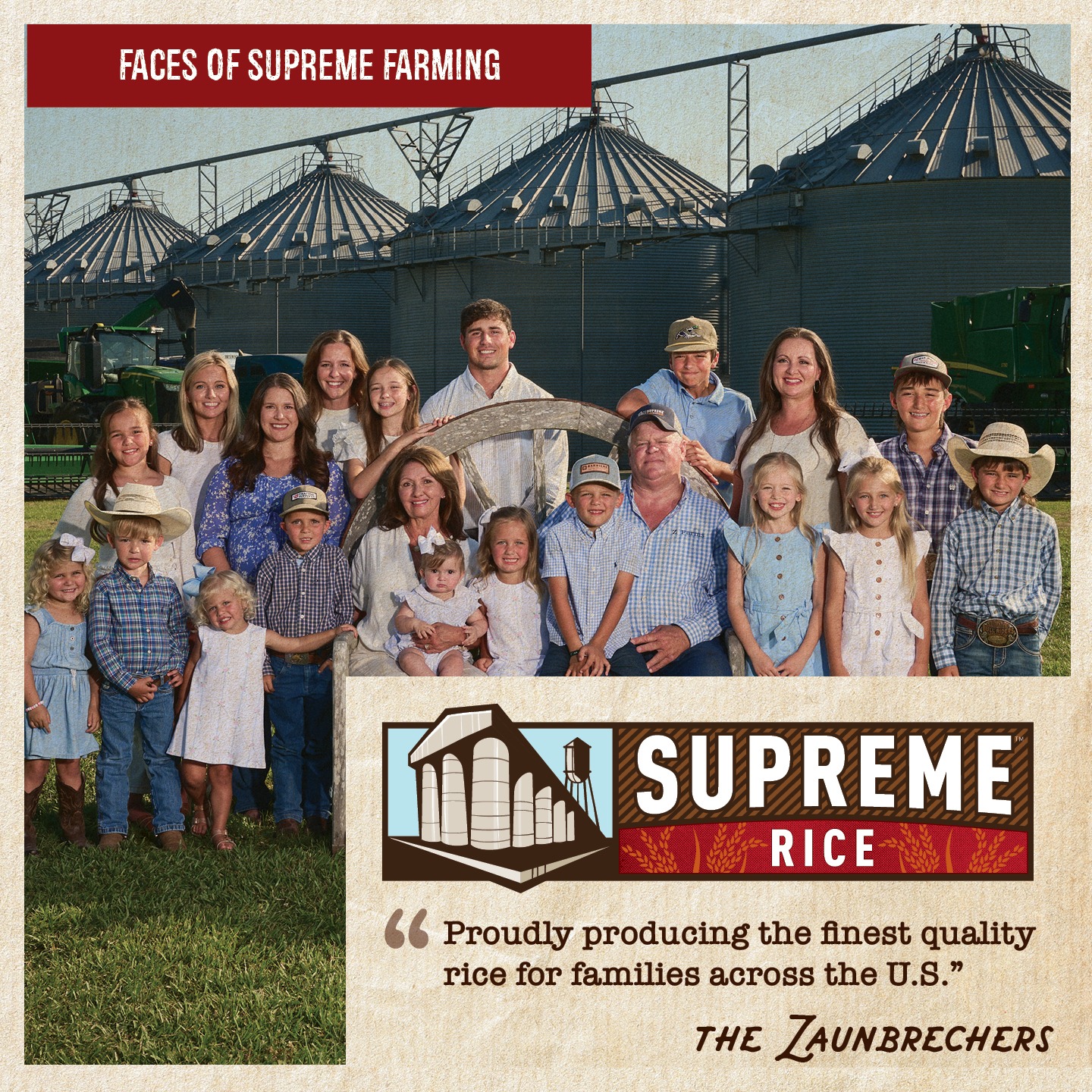 Supreme - It takes more than land to grow truly Supreme rice — it takes ...