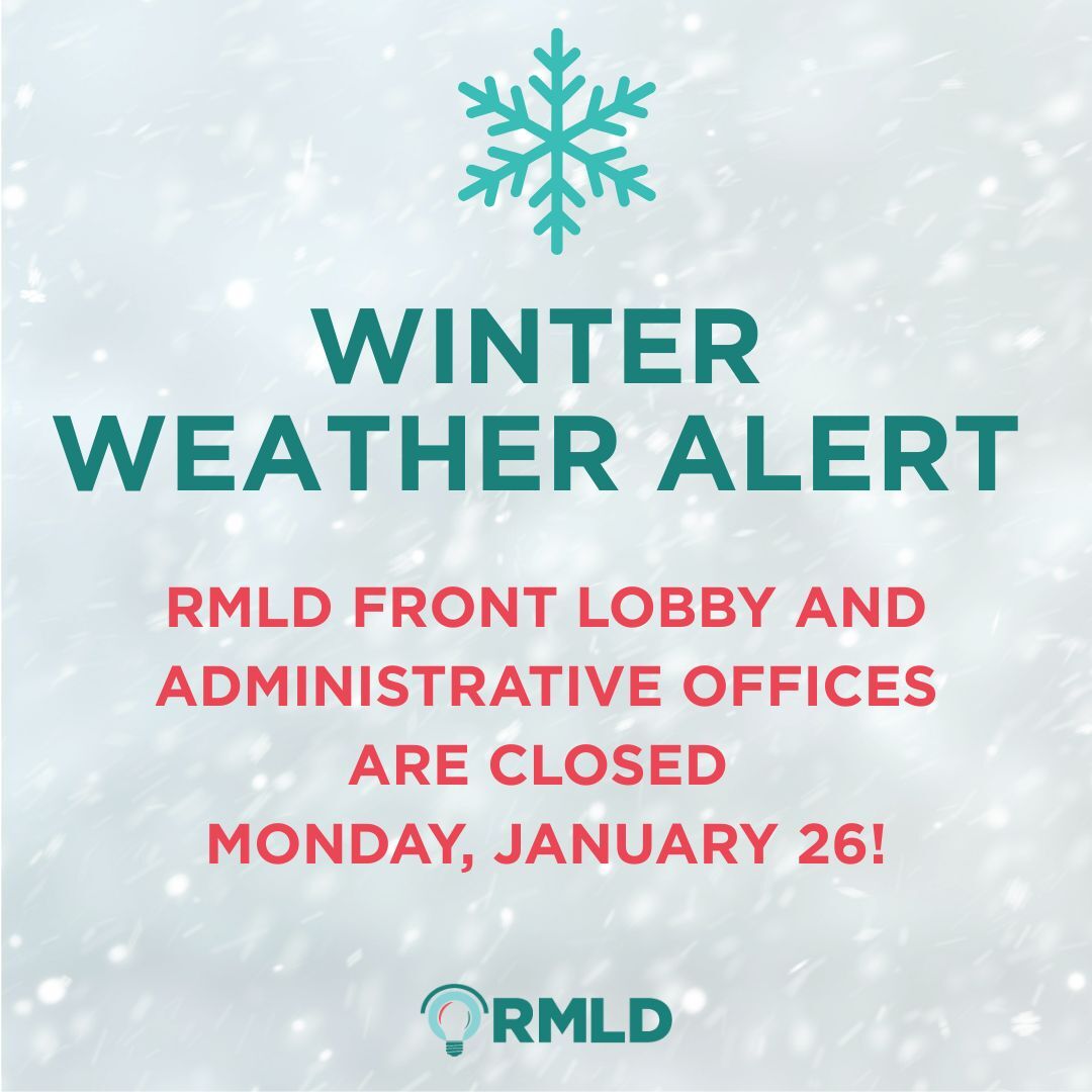 ⚠️ Due to the winter... - Reading Municipal Light Department | Facebook