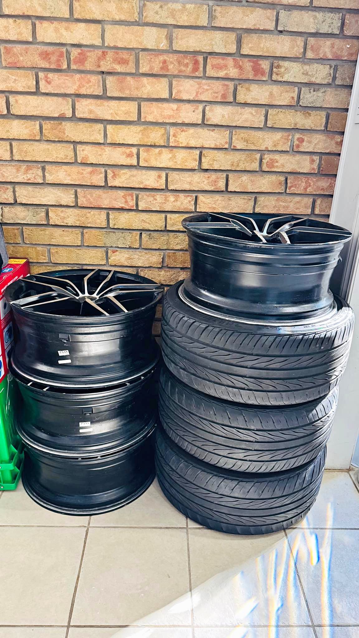 Volkswagen Rims (EnglishTown/SpielBerg) Rims OEM with Firestone Tires ...