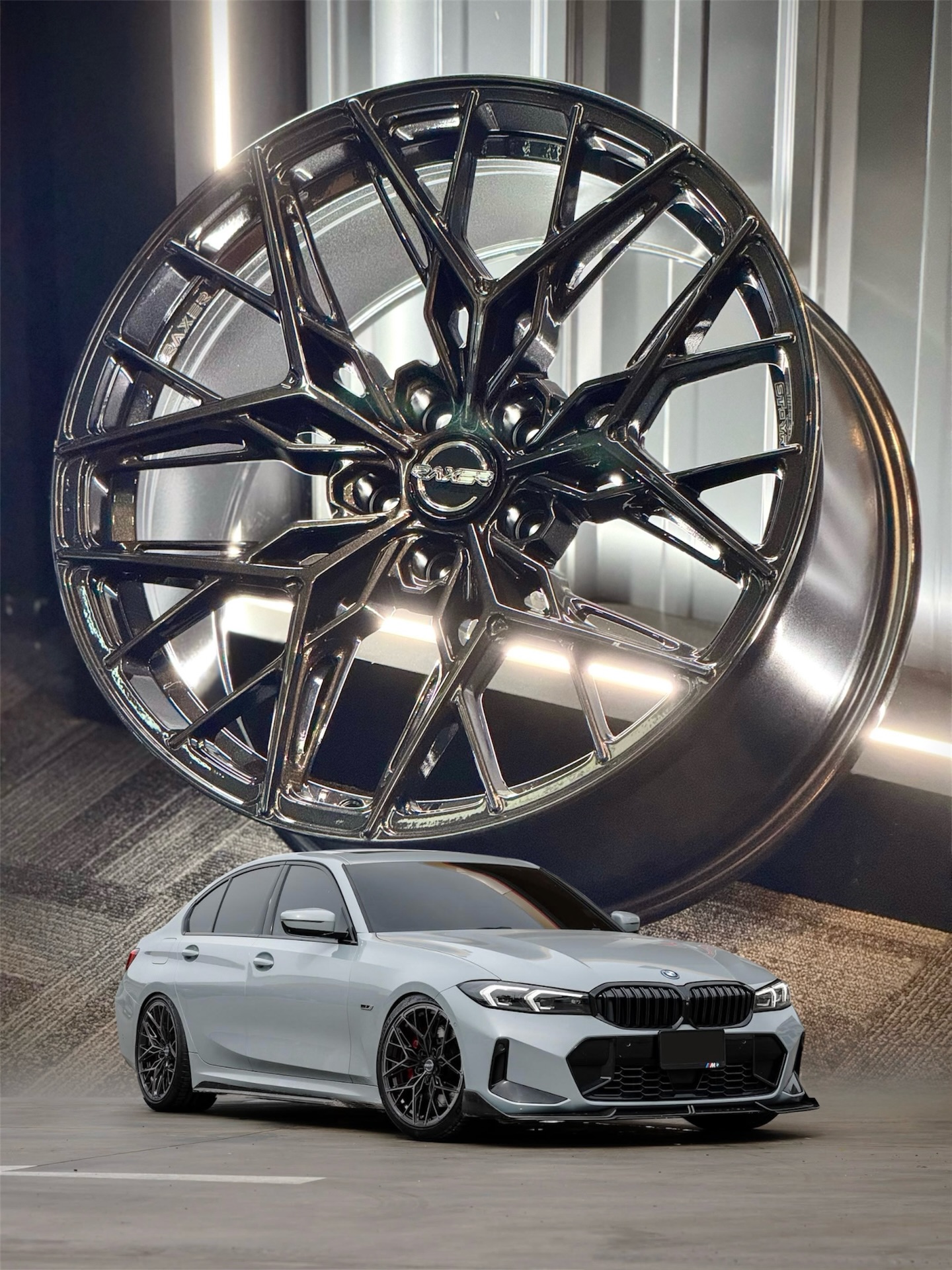 Raxer - RAXER VOX105 Finishing - Hyber Black Spec - 18 x 8.5JJ OFFSET ...