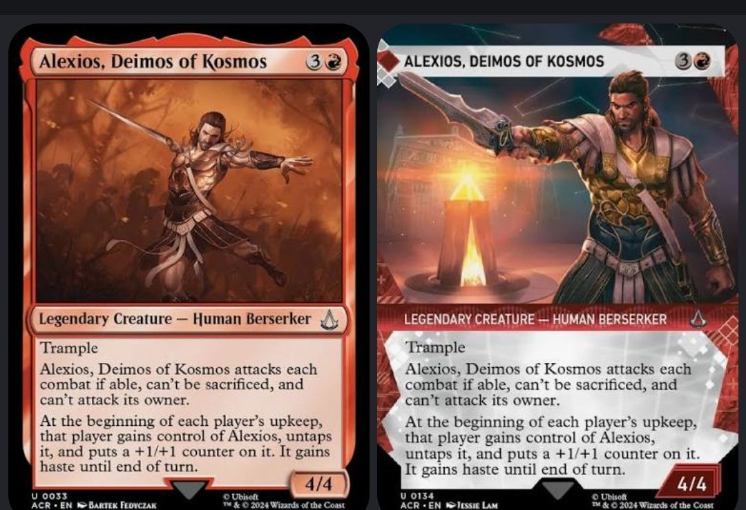 alexios mtg card Elden Ring Theme Alexios, Deimos of Kosmos 01 Foil What are must-have cards for