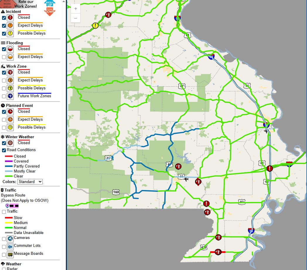 KFVS - TRAFFIC ALERT: Here is a look at the travel maps in the ...