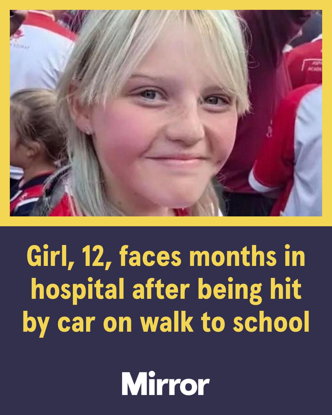 The Mirror - A 12-year-old girl who was injured after being hit by a ...