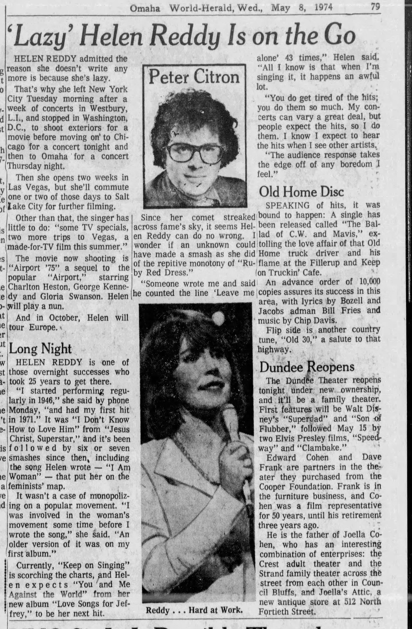 Helen Reddy Official Fan... - Helen Reddy Official Fan Page