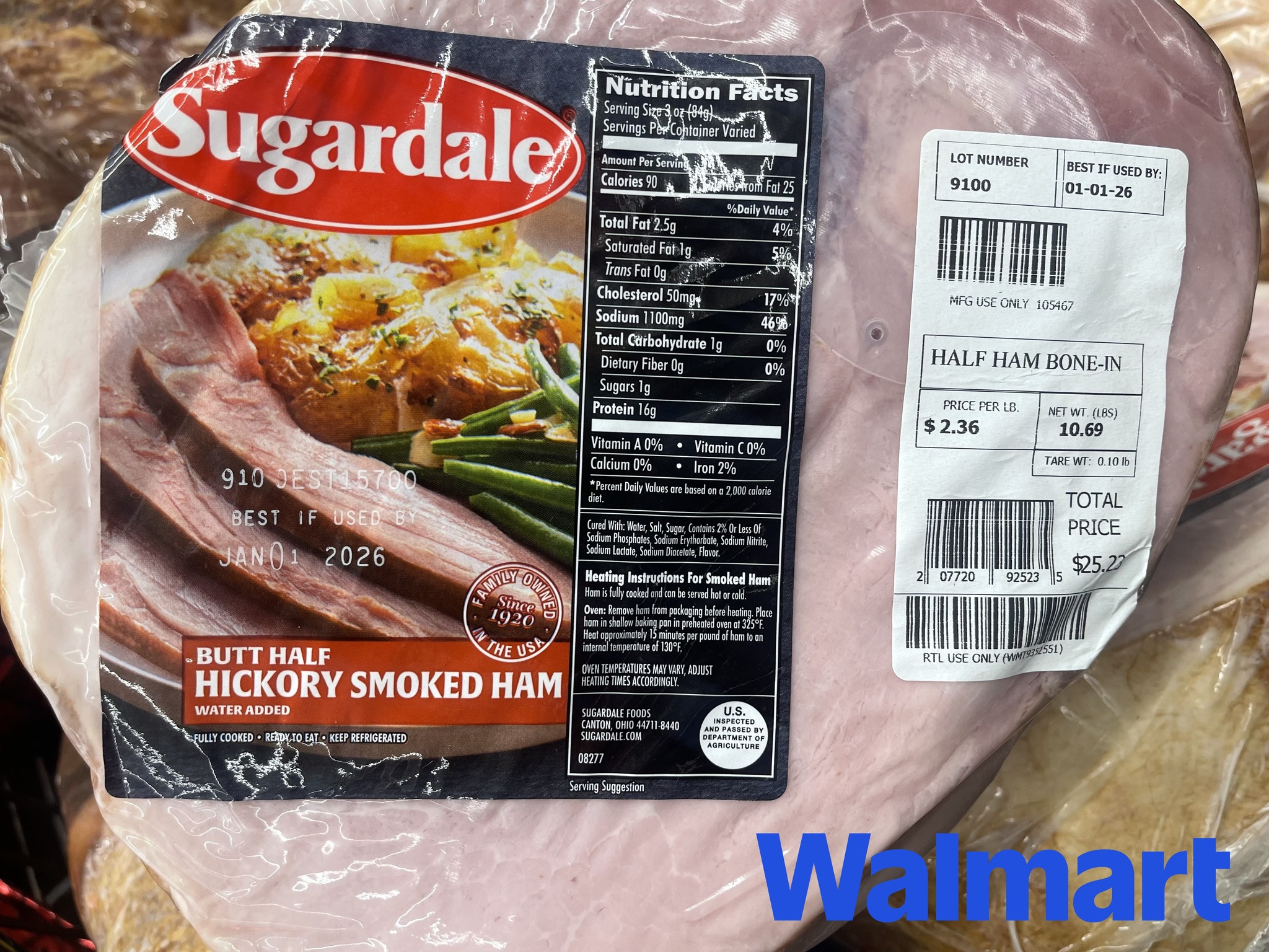 Walmart - 🔥 Holiday meals made easy! 🍽️ Pick up a Sugardale Hickory ...