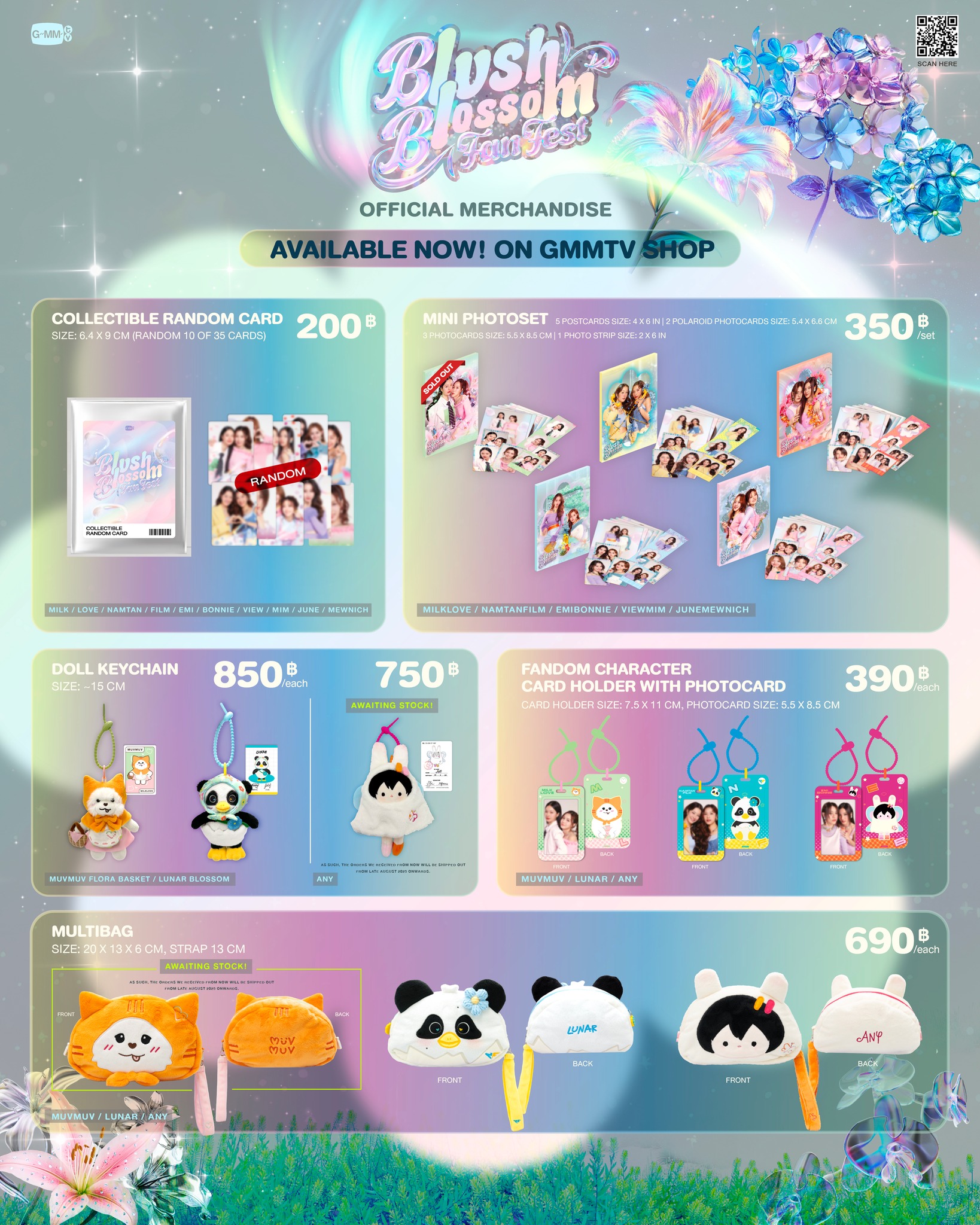 AVAILABLE NOW! BLUSH BLOSSOM FAN FEST OFFICIAL MERCHANDISE ON