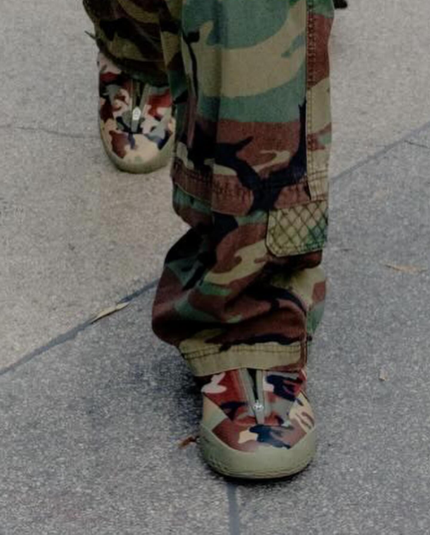 SGA was seen wearing an unreleased Camo Converse Shai 001