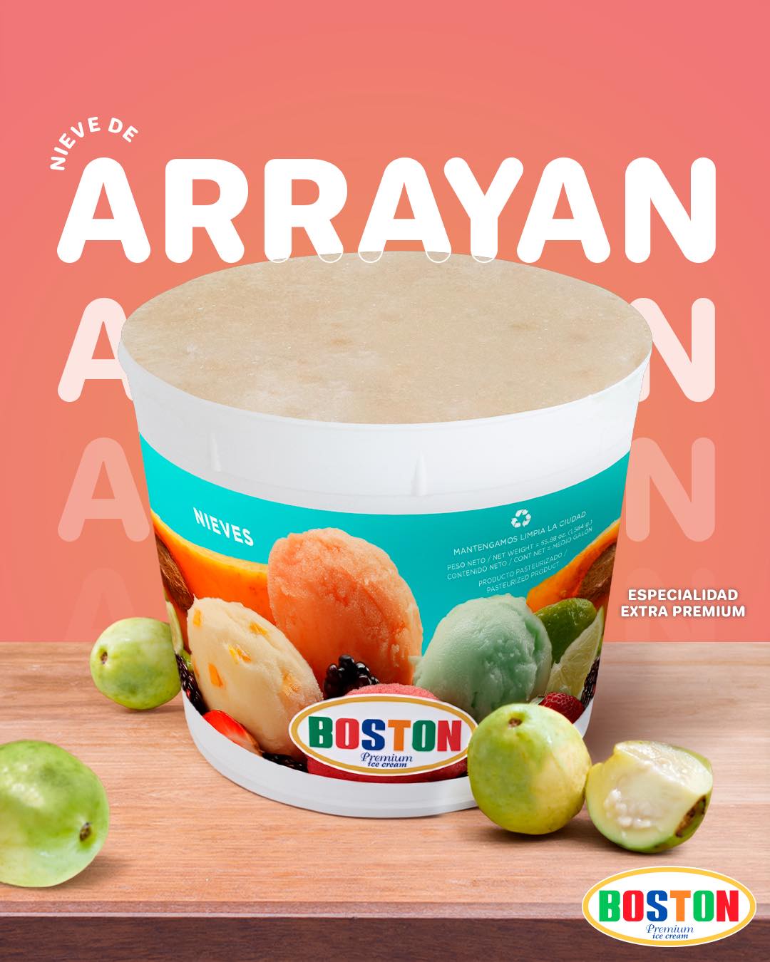 BOSTON - Nieve de arrayán para refrescar tus días con un sabor único y ...