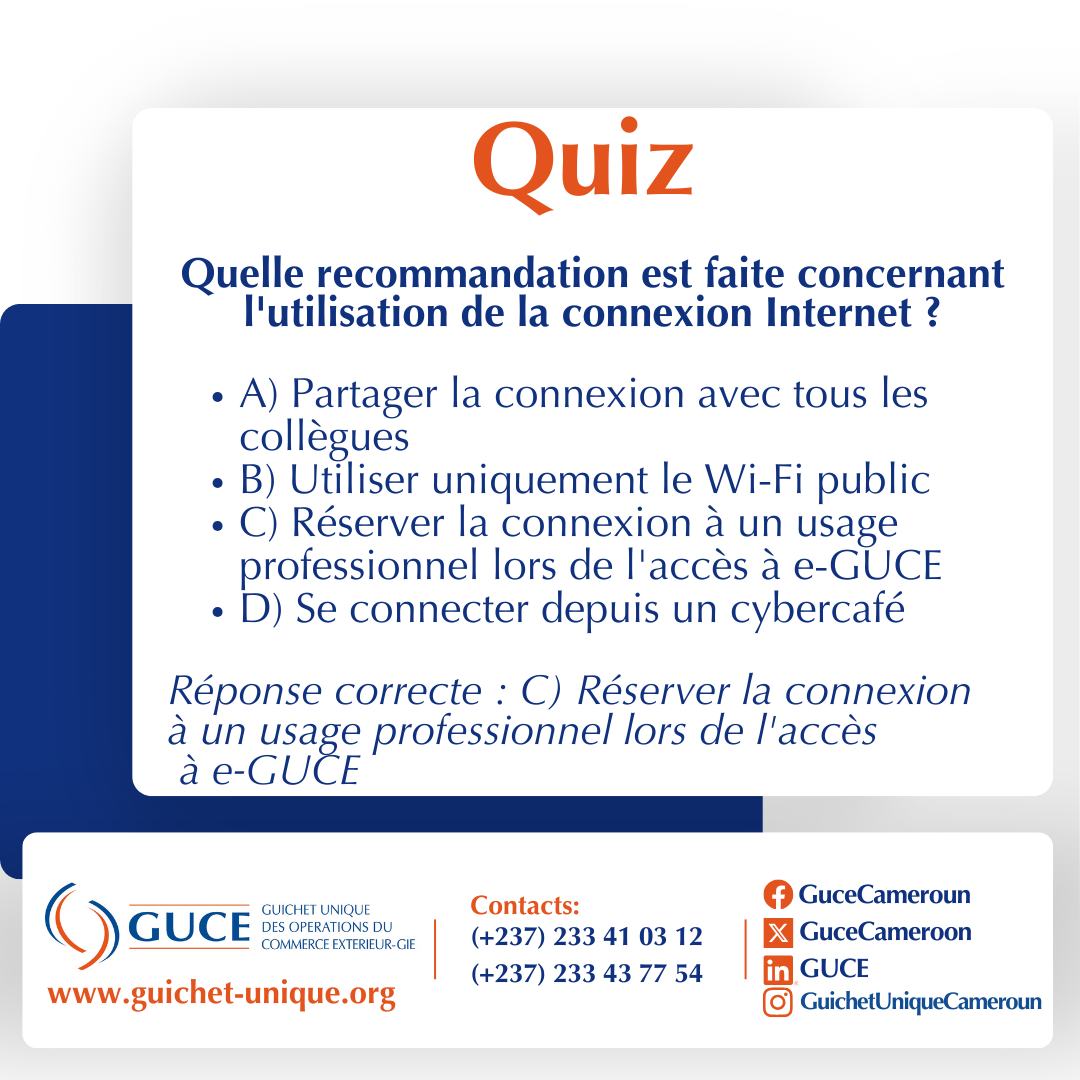 GUCE - Guichet Unique des Opérations du Commerce Extérieur added a new ...