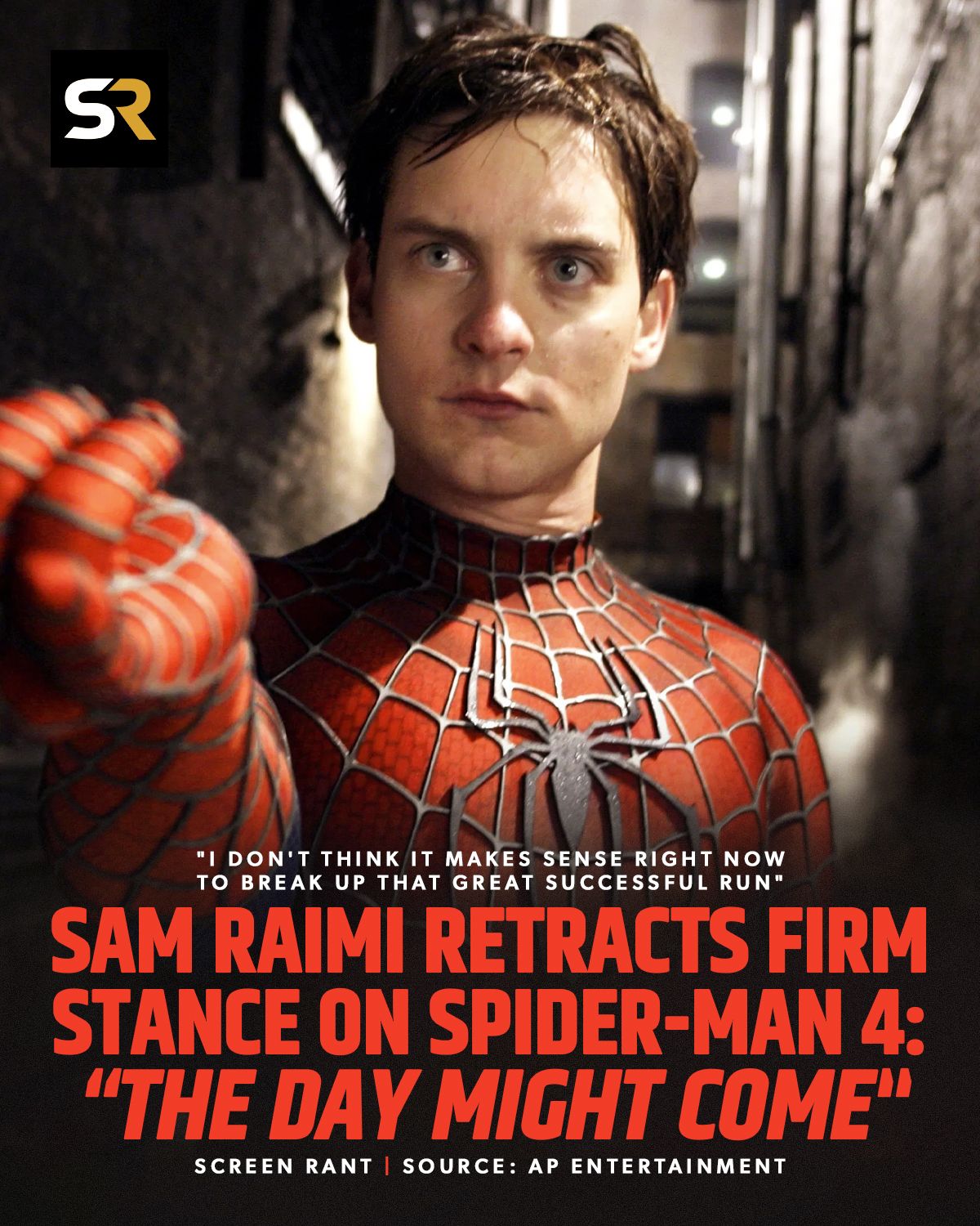 Screen - Sam Raimi walks back his recent comments about Spider-Man 4 ...