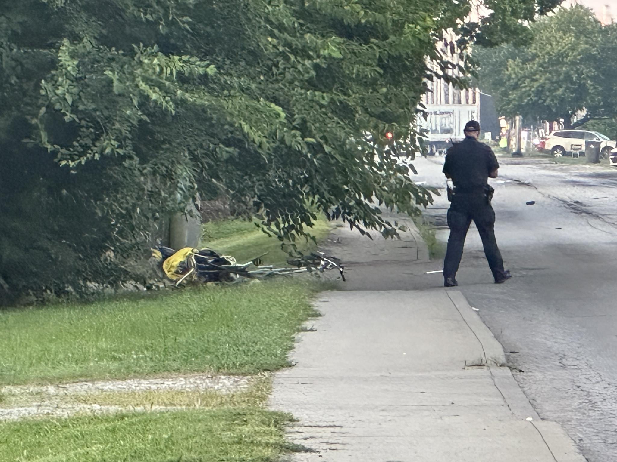 Angela - This is a confirmed hit and run. Someone hit someone with ...