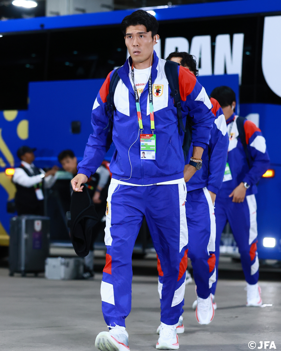 How cool is this travel wear worn by the Japan National Team
