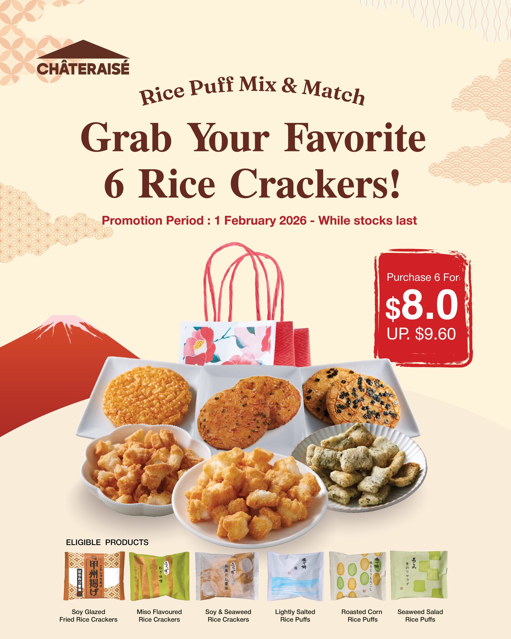 Chateraise - 🍘 Rice Puff Mix & Match — Limited Time Offer! Discover all ...