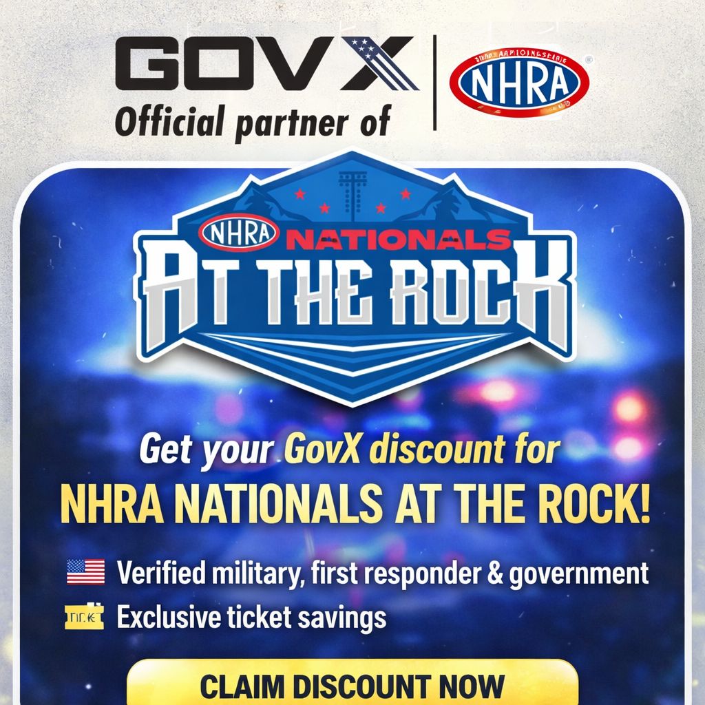 Rockingham - 🎖️ Earned it? Use it. GovX Discounts for The NHRA ...