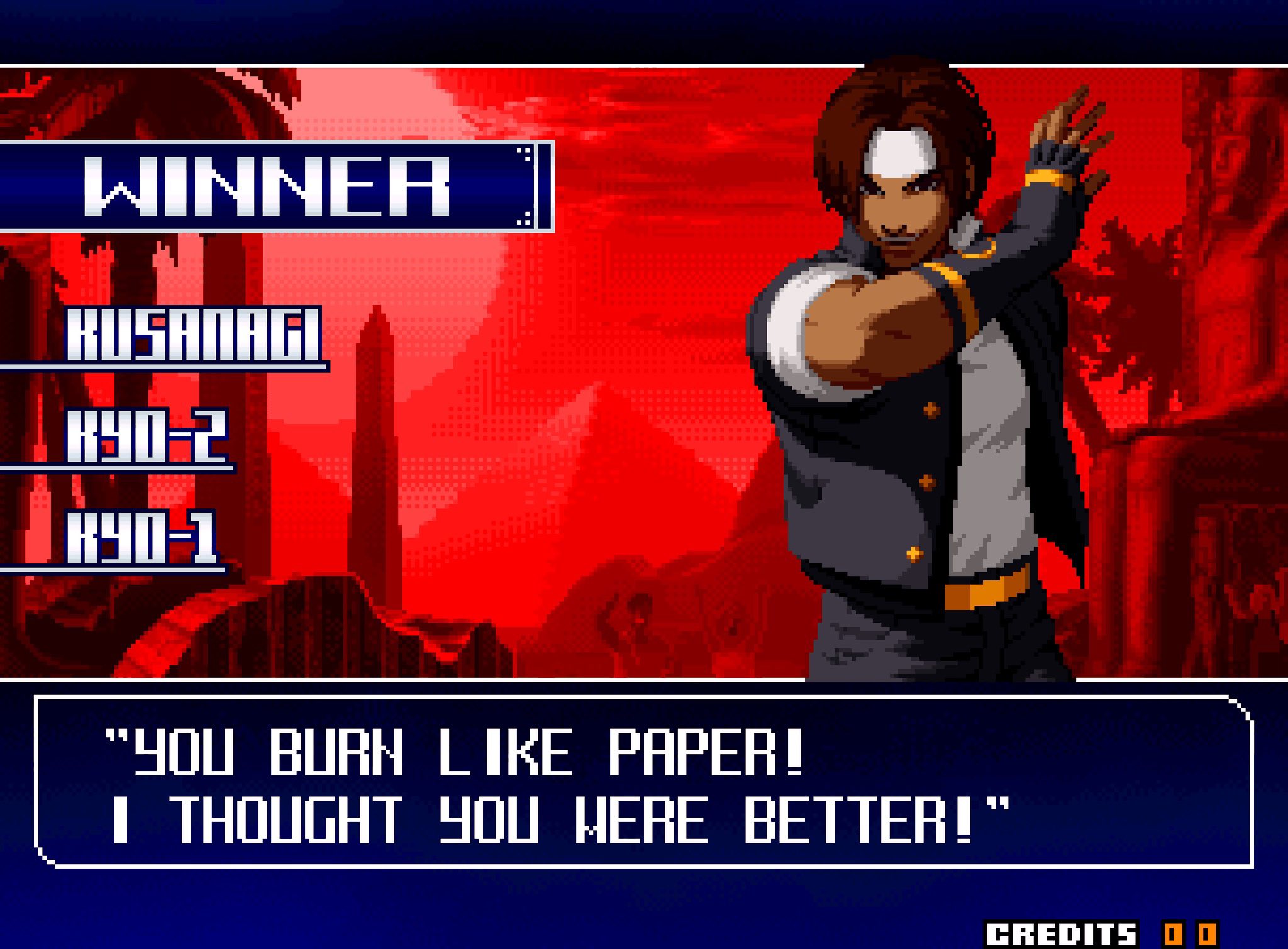 Kusnagi, Kyo 1 y Kyo 2 KOF 2003