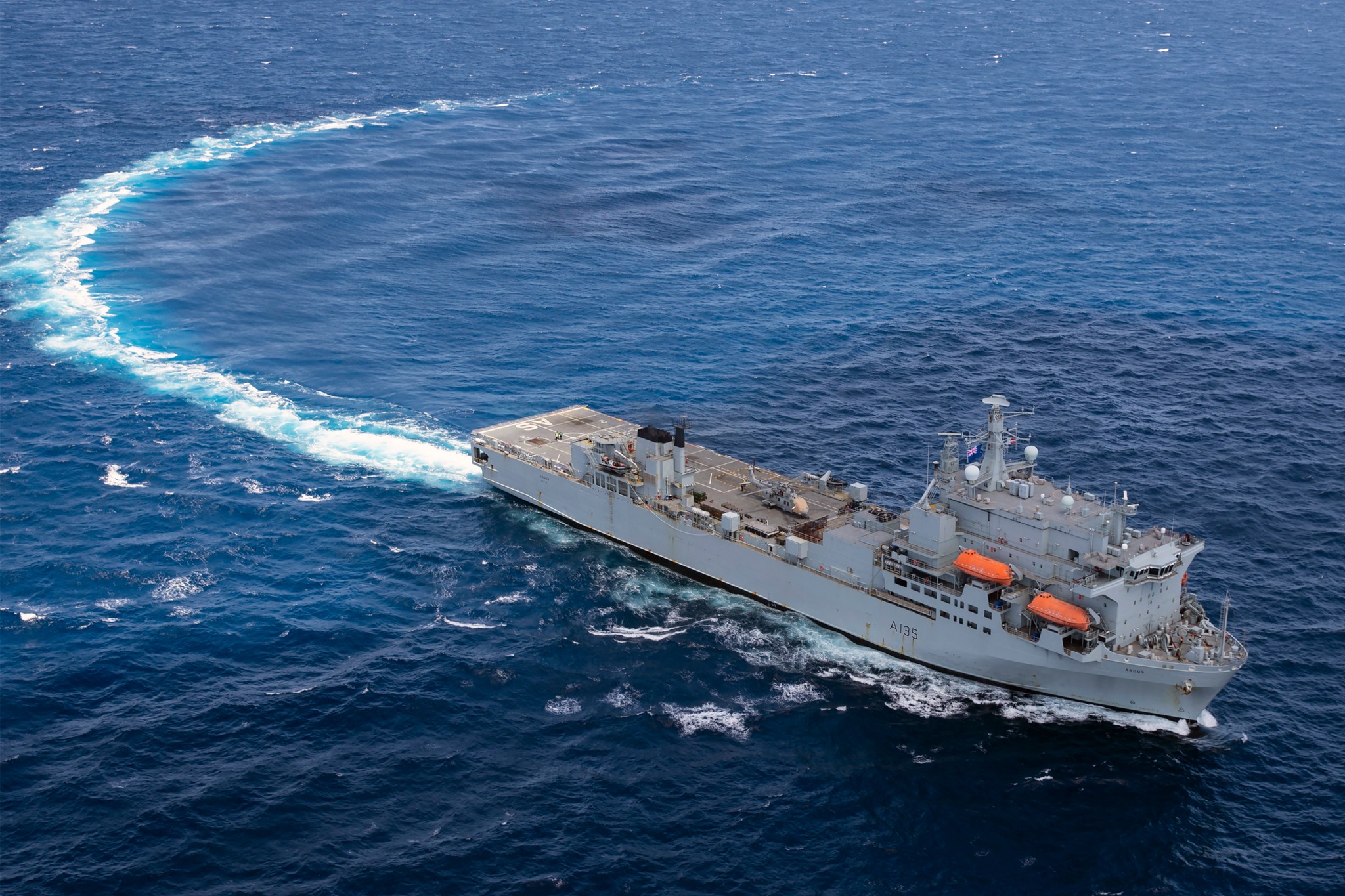 British - After more than 40 years of service, and the last ship to ...
