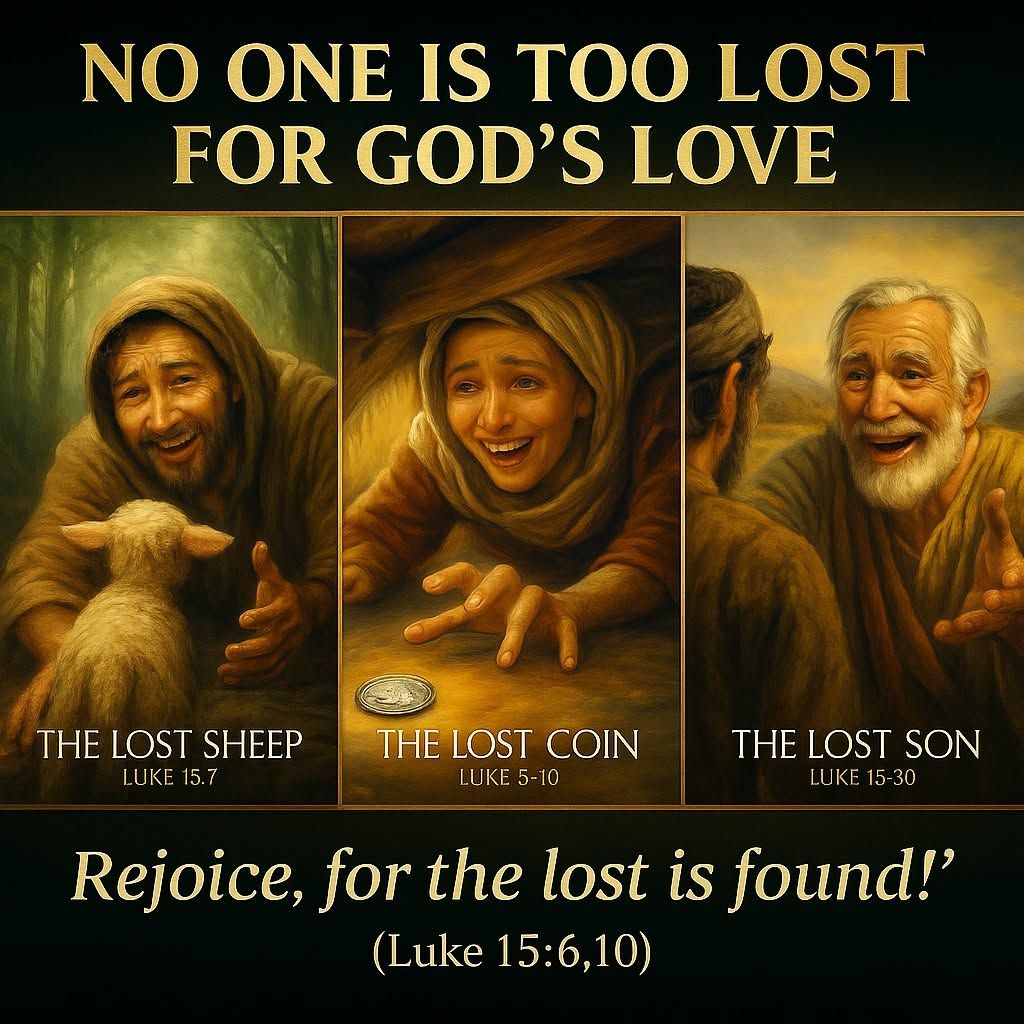 Biblical - Rejoice, for the lost is found!' (Luke 15:6,10) | Facebook