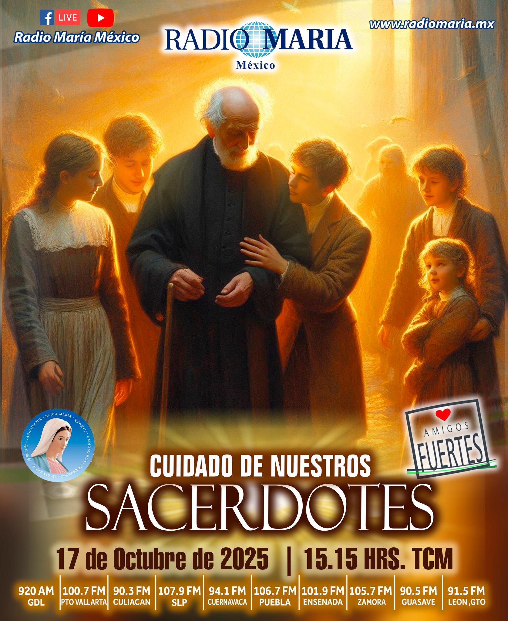 🌾 Cuidar a nuestros sacerdotes… es... - Radio María México | Facebook