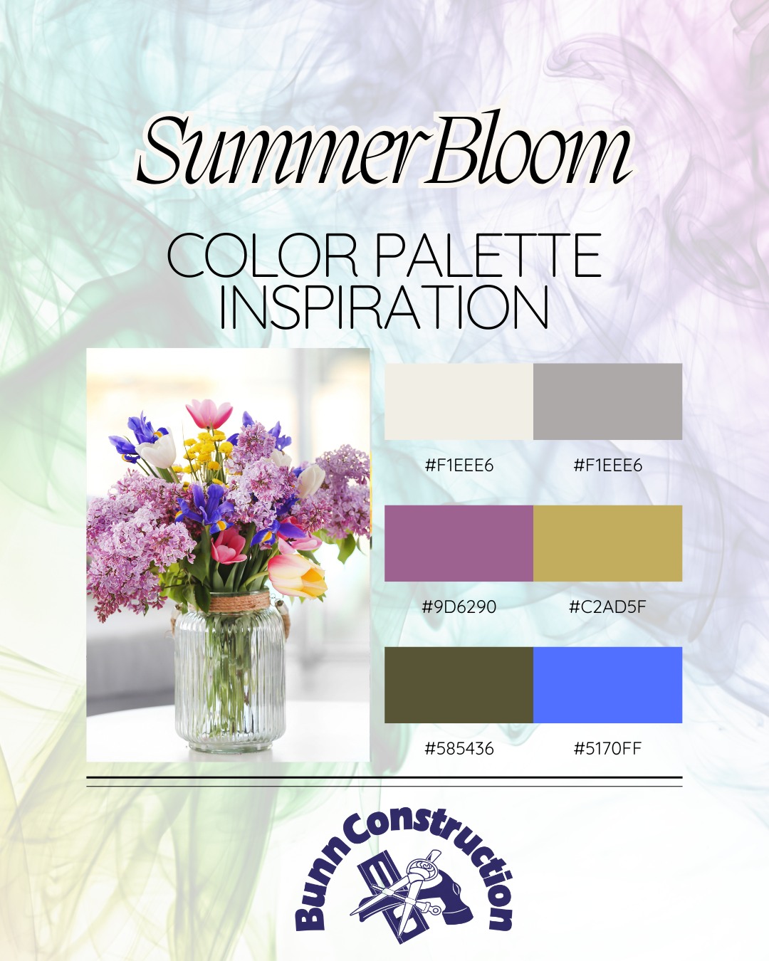 🌼🎨 Summer blooms, color palette... - Bunn Construction LLC | Facebook