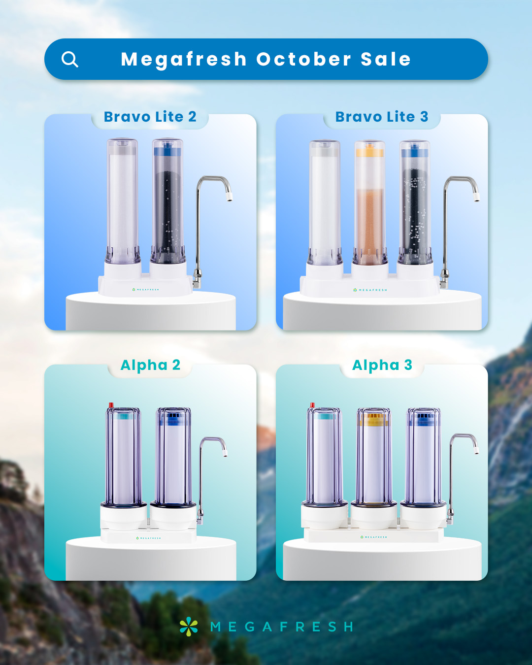 Megafresh Water & Air Purifier