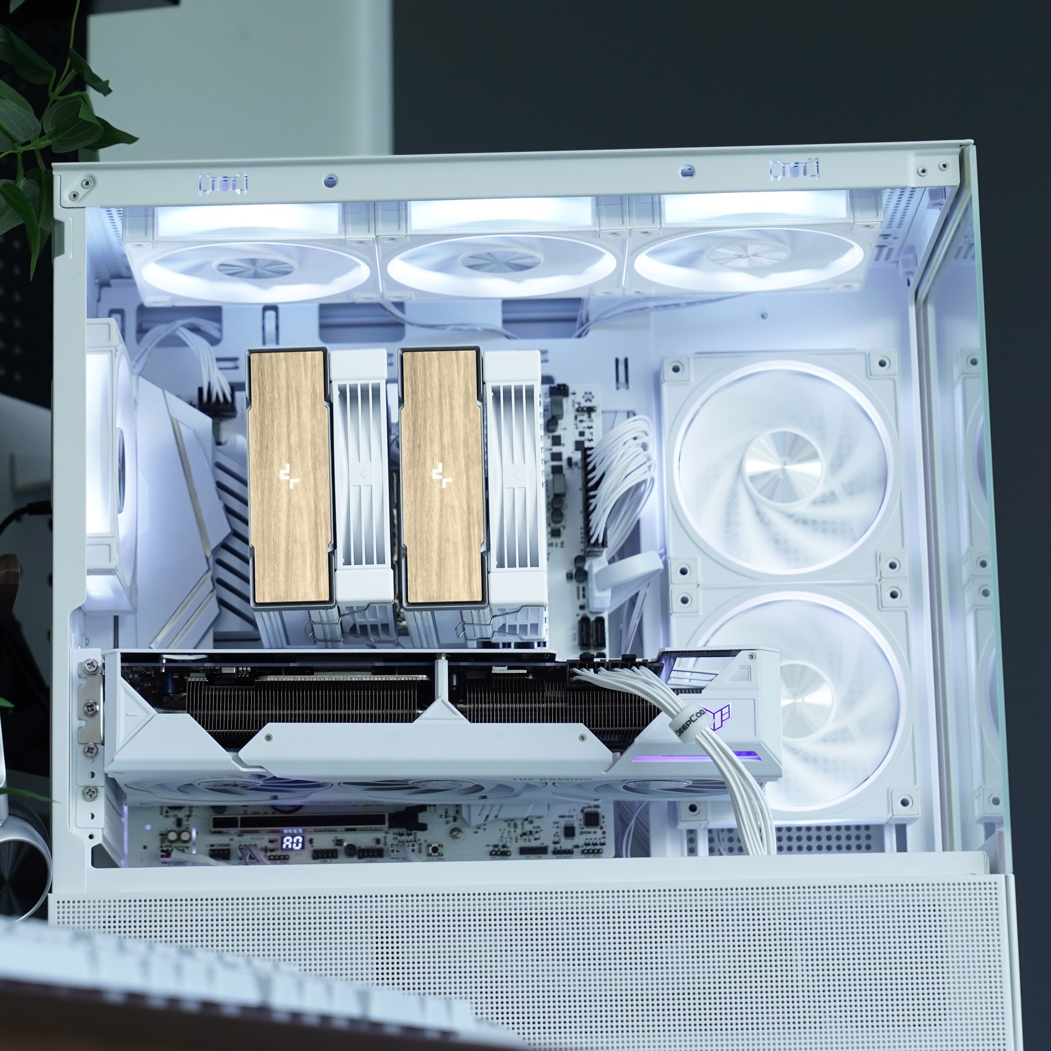 All white PC anyone? Air cooler: AK620 G2 WH #deepcool #AK620G2 #AK620G2DIGITALNYX #airflow #pcbuilding #fps #gamingpc #gamerlife #esports #cpucooler #lga1851 #am4 #am5 #memes