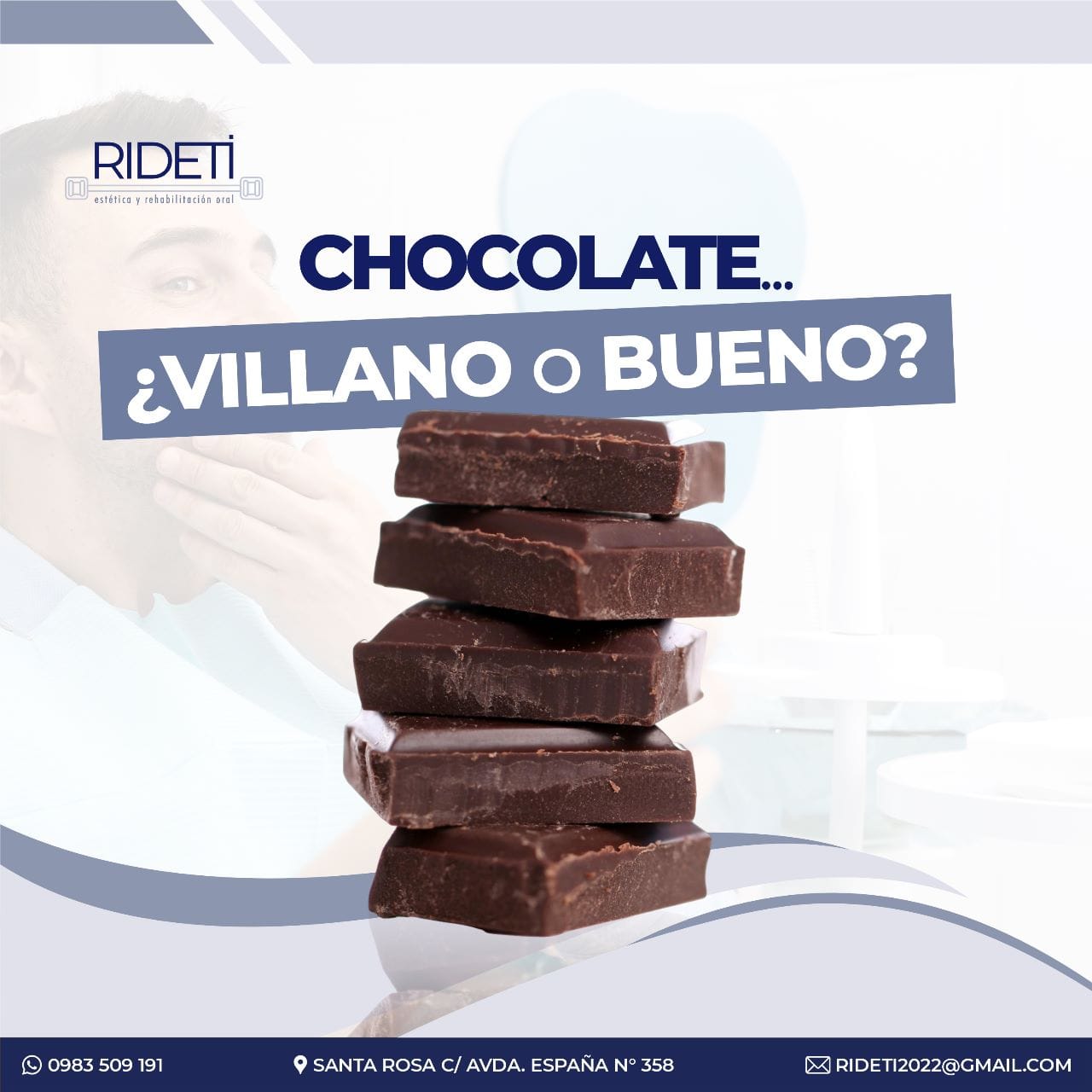Rideti - ‼️ El chocolate en sí mismo no provoca caries, pero el consumo ...