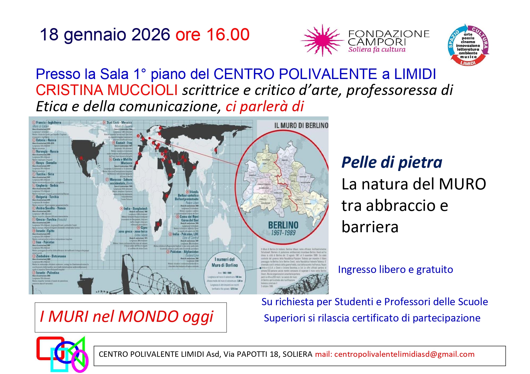 🧱 Pelle di pietra: un viaggio tra i... - Città di Soliera | Facebook