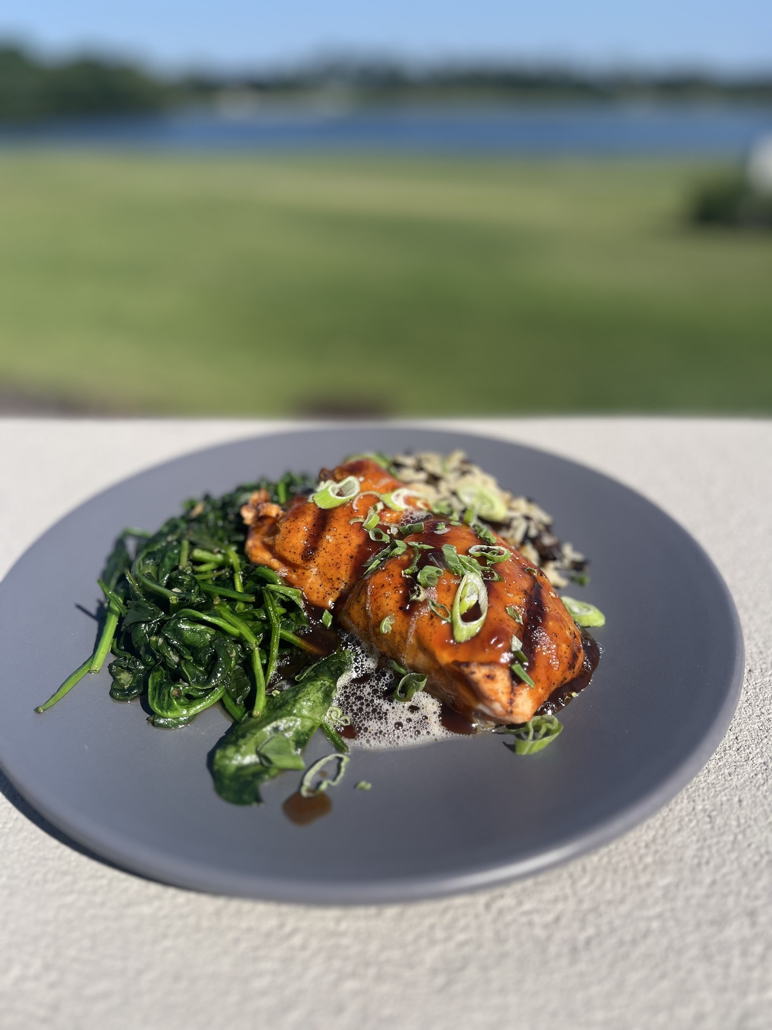 Deerwood - Bourbon Salmon Bourbon Glazed Grilled Faroe Island Salmon ...
