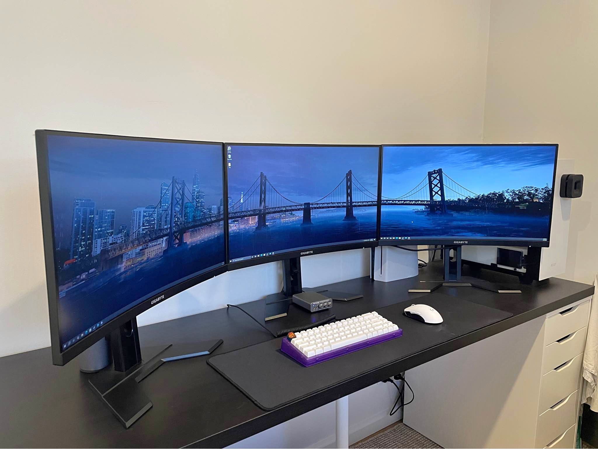 x3 Gigabyte 27’ 1440p 165hz 1ms Gaming Monitors - Monitors - Melbourne ...