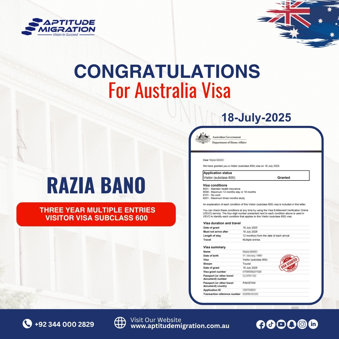 Aptitude - Big Congratulations to Razia Bano! We're thrilled to ...