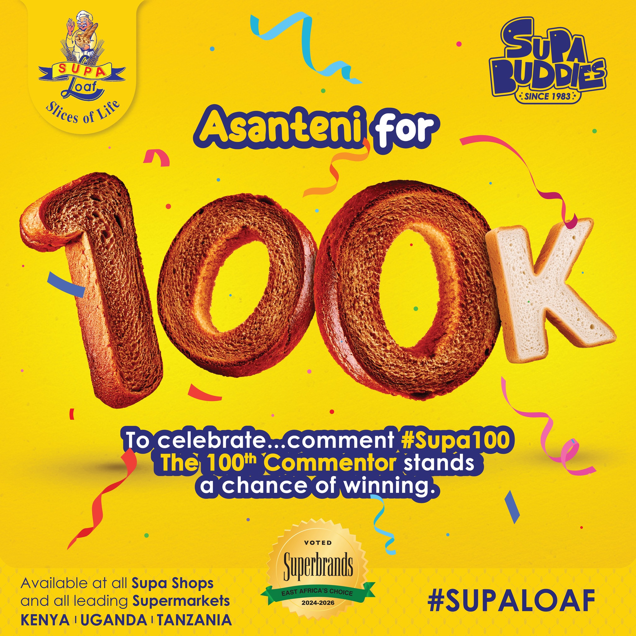 Supa - This 100K milestone has your fingerprints all over it. To say ...