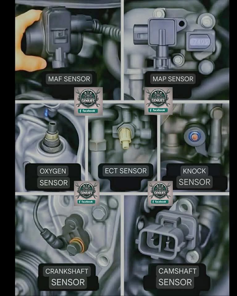 MOTOR - 🚗🔧 Where Are the Most Important Engine Sensors Located? 🤔 ...