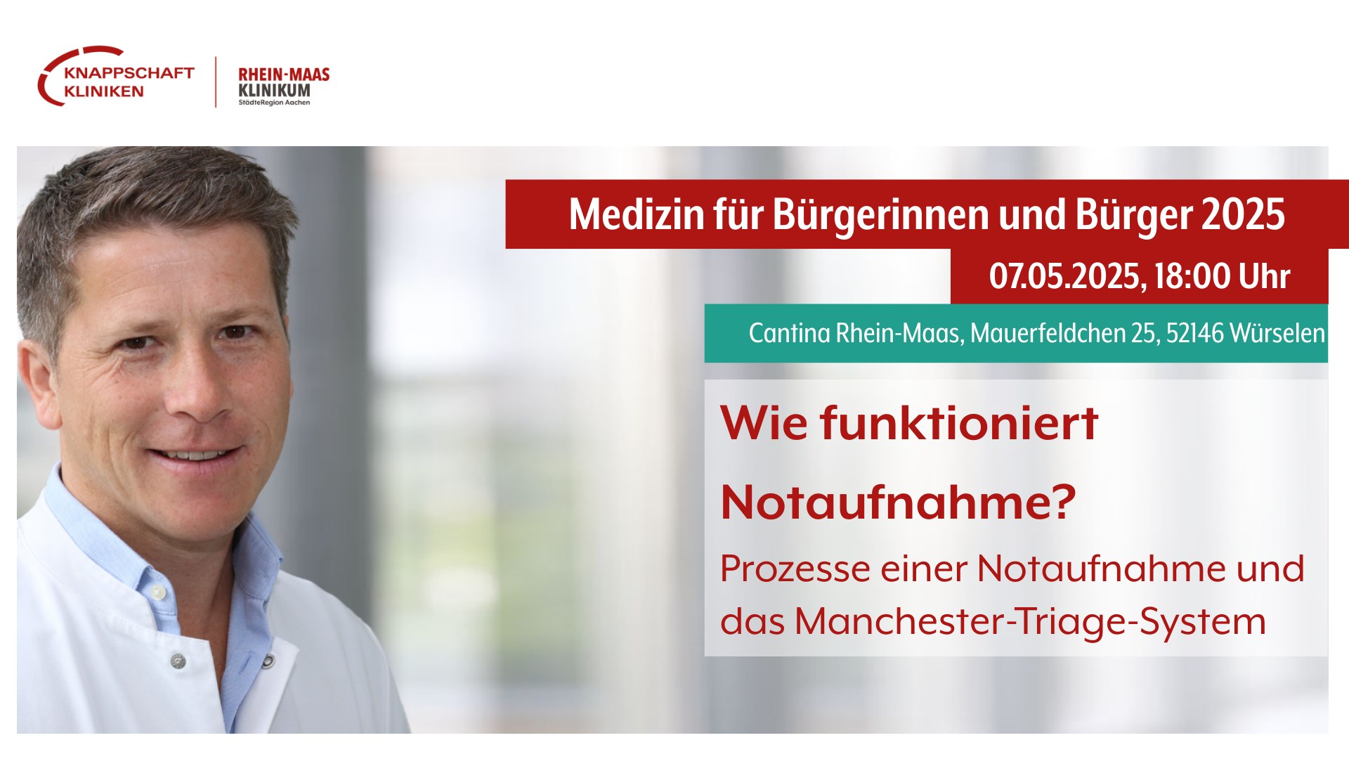 Medizin für Bürgerinnen und Bürger: Vortrag zum Thema „Wie funktioniert ...